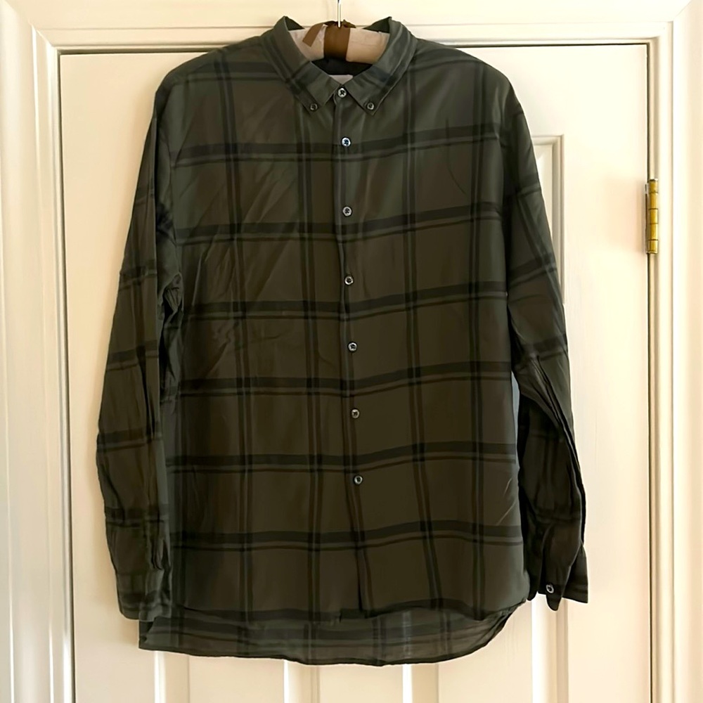 Olive Green Button Down